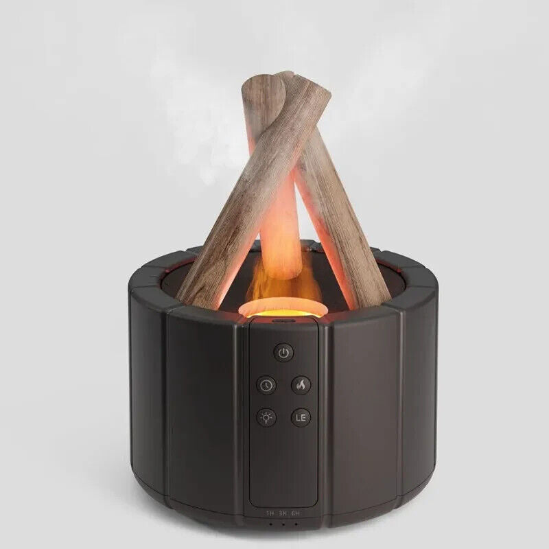 Bonfire Diffuser with aromatherapy benefits and decorative light design.